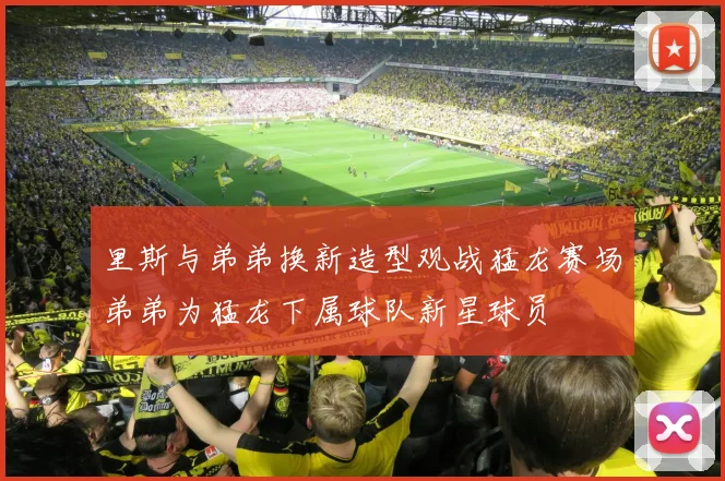里斯与弟弟换新造型观战猛龙赛场弟弟为猛龙下属球队新星球员